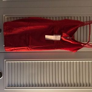 Red Silk Dress